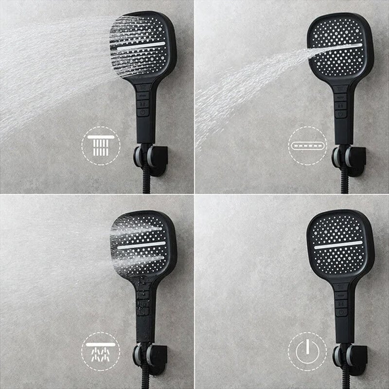Luxury Square Handheld Shower Head - Enhance Your Shower Experience