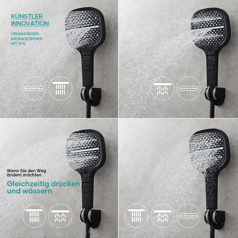 Luxury Square Handheld Shower Head - Enhance Your Shower Experience